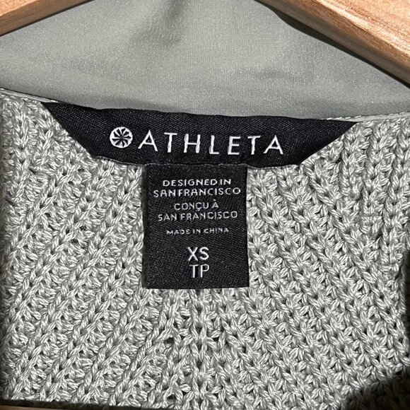 Athleta INCLINE HYBRID Merino Wool Puffer Vest Sage XS - Picture 5 of 7